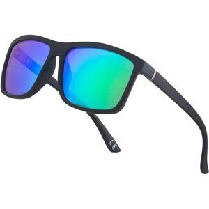 Mens Polarized Sunglasses Square Frame UV400 Classic Outdoor Driving Fishing Sha